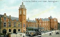 Nottingham's victoria Station, where John Sands was found to be dead